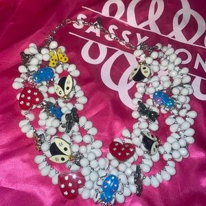 Vintage Sassy Jones Love Bug necklace